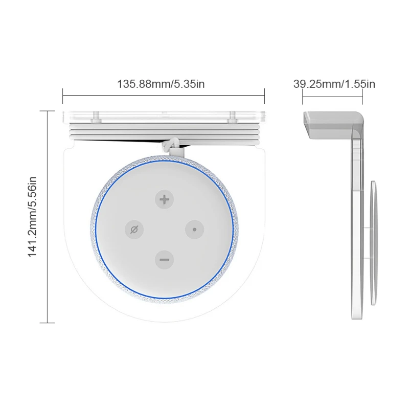 Аудио стенд настенный кронштейн многоцелевой лоток "умные" аксессуары для дома Для Echo Dot 3/2, Google Home/Google Home Mini