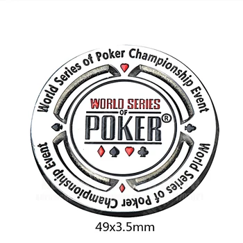 Jetons de Poker Étoiles Dealer En Alliage de Zinc 1