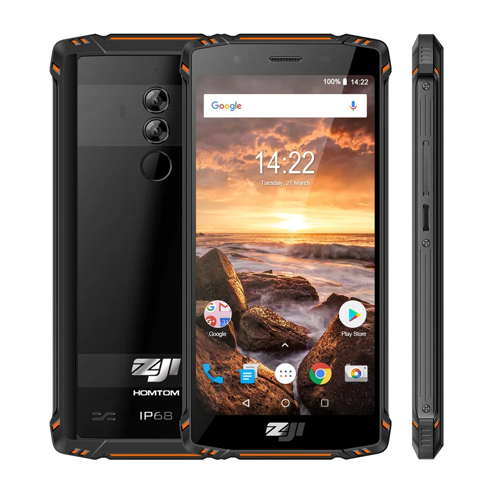HOMTOM ZOJI Z9 5500 мАч 6 ГБ 64 Гб IP68 водонепроницаемый мобильный телефон Helio P23 частота