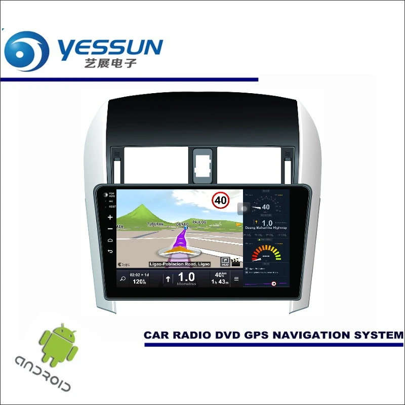 Clearance YESSUN Car Android Player Multimedia For Toyota Corolla 2006~2013 Radio Stereo GPS Nav Navi Map ( no CD DVD ) 10.1" HD Screen 1