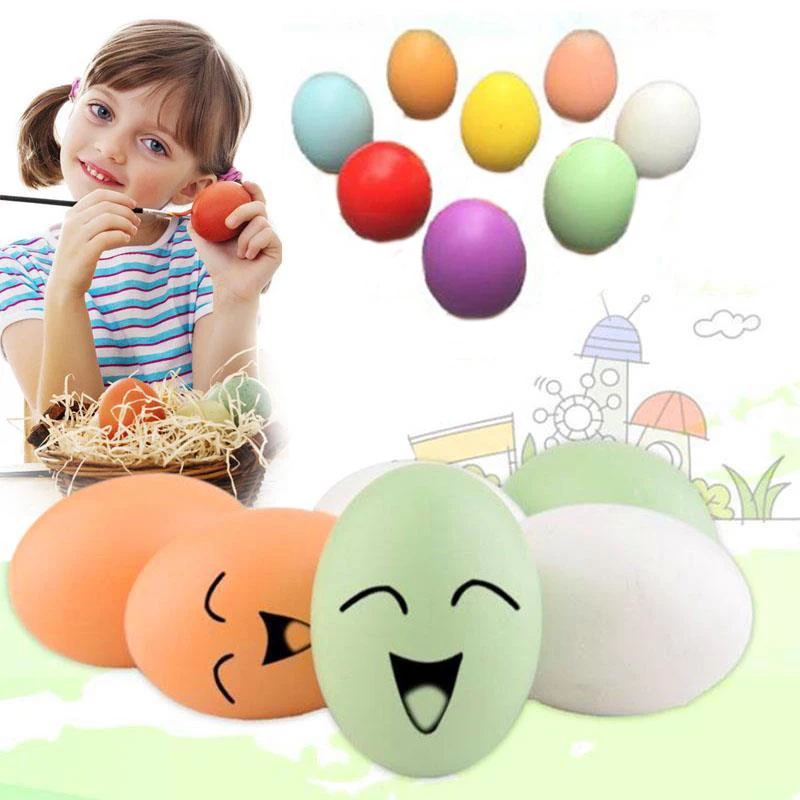 

Wooden Chicken Hen Eggs Easter Decor Unfinished Wood Egg Cup Stand DIY Toy