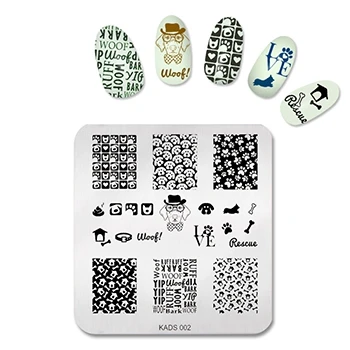 Новое поступление, 1 шт., шаблоны для дизайна ногтей, красивый дизайн, пластины для штамповки ногтей, пластина для нанесения лака для ногтей, инструмент для маникюра - Цвет: 2