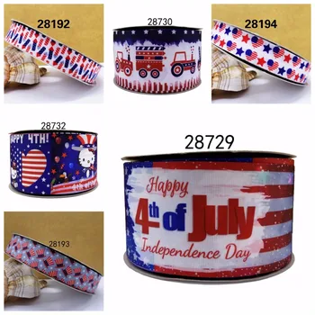 

4th of july 50 yard cartoon printed grosgrain ribbon 28729