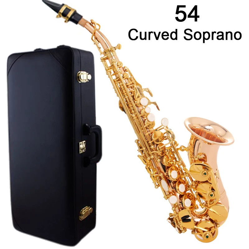 French Curved Soprano Saxophone Selm R54 Phosphor Bronze Copper 54