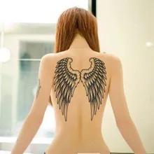 Крылья ангела, ревер, рука, нога, боди-арт, водонепроницаемый, временная татуировка, наклейка для женщин, макияж, временные татуировки