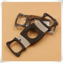 10 шт./партия,, карманная из нержавеющей стали сигаретный сигарный резак, серебряный нож для табака и трав, ножницы для табака