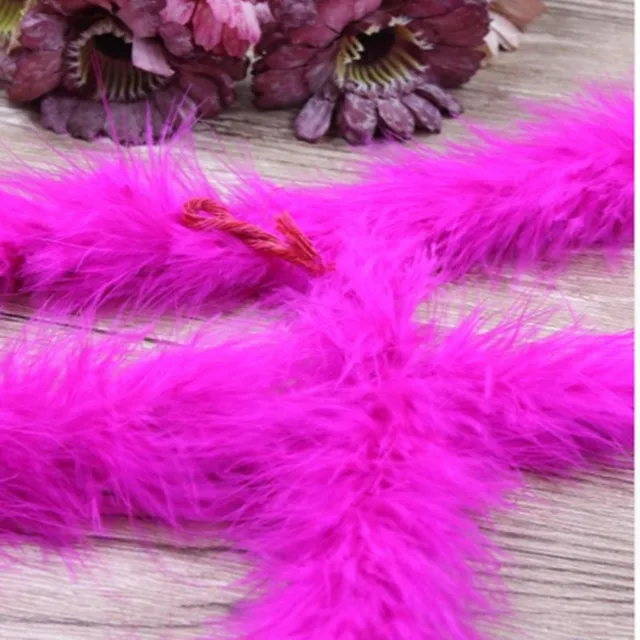 Buy 2yard/Length Turkey Feather fluffy feather boa