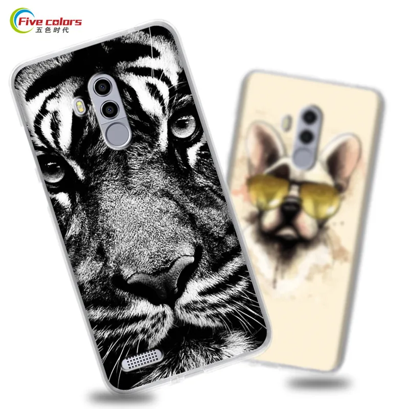 Leagoo T8s чехол 5 дюймов Чехол задняя крышка Силиконовый противоударный мягкий ТПУ