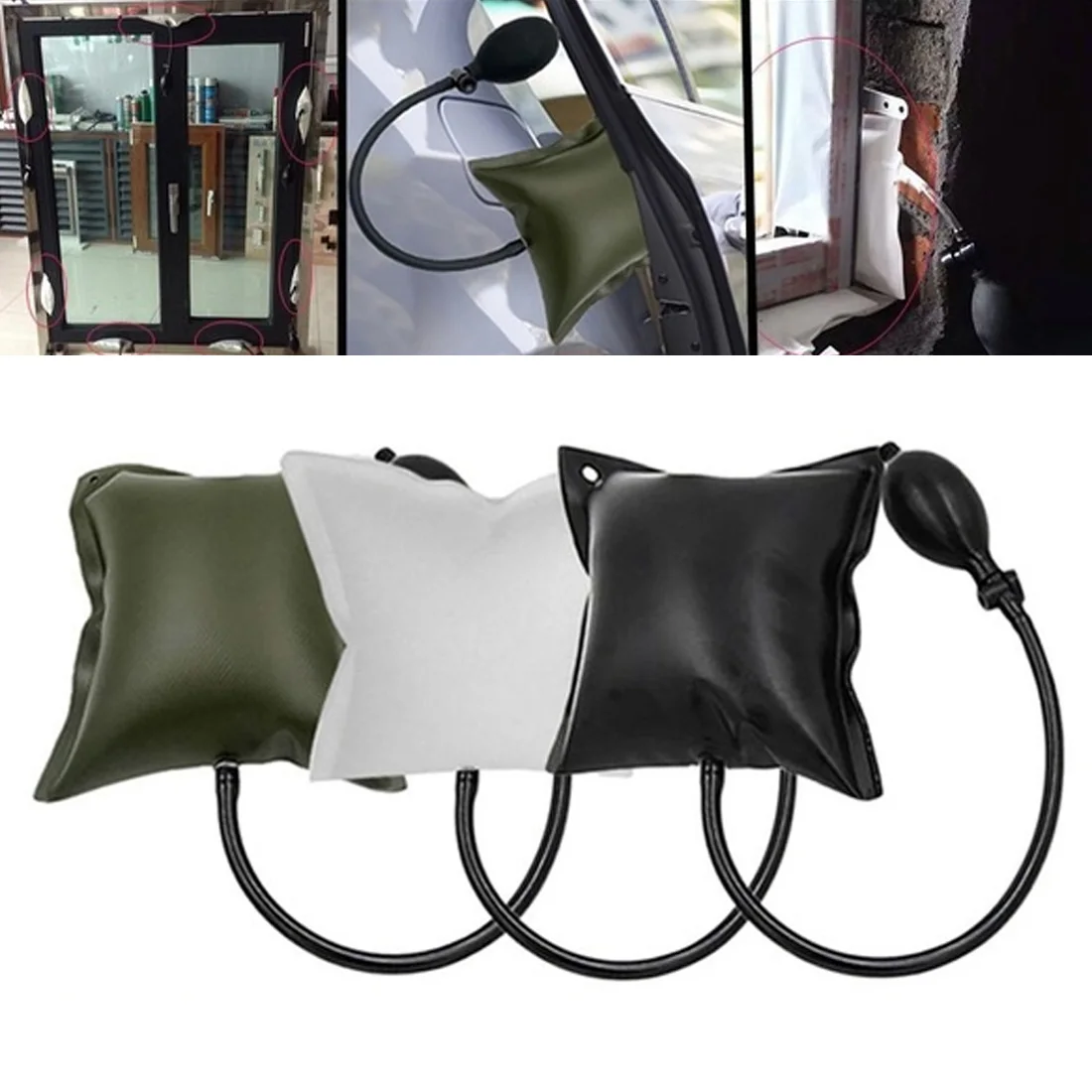  Car Door Repair Air Cushion Emergency Open Unlock Tool Kit Air Pump Auto Repair Tool Thickened