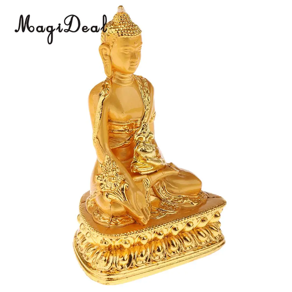 Meditation Buddha Statue Religion Sculpture Buddhist Pharmacist Figurine Bless Family Home Efficacious Protection