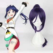 Аниме Love Live! Солнечном свете! Косплей парики Kanan Matsuura косплей парик термостойкие искусственные волосы для париков Хэллоуин Карнавал Вечерние
