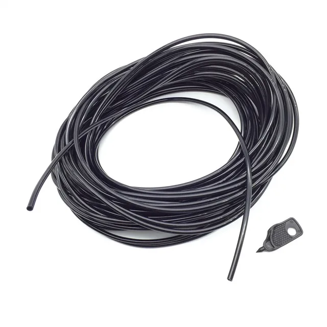 10m/20m/40m arrosage de jardin 3/5mm tuyau Micro tube d'eau d'irrigation goutte à goutte avec perforateur serre bonsaï plante tuyau d'égouttement 2