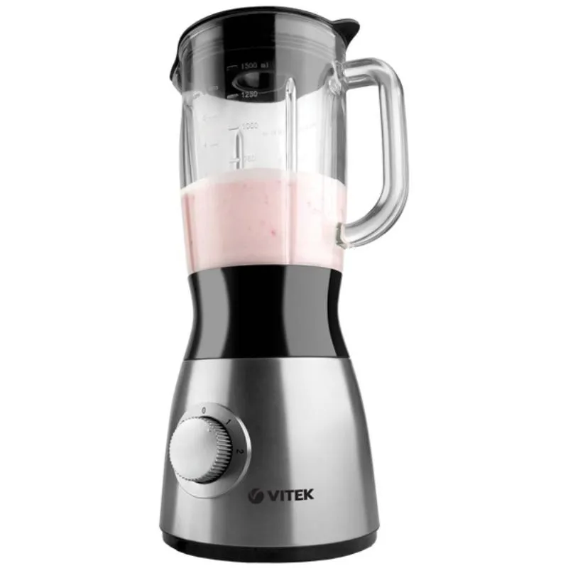 Блендер стационарный VITEK VT-1474(ST) (800 Вт, 2 скорости, чаша 1,5 л, черный)