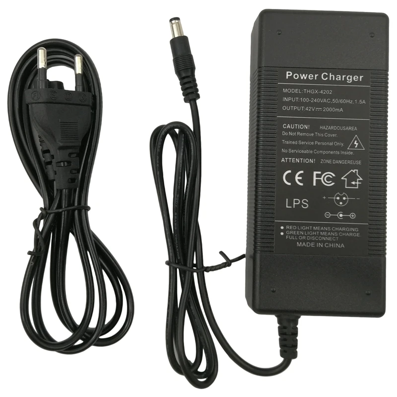 Зарядное устройство для электрического скутера Kugoo S1 42V 1.5Ah зарядное (штепсельная