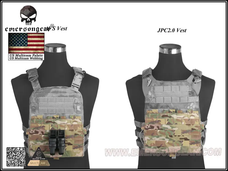 EmersonGear MOLLE Panel For:AVS JPC2.0 VEST Hunting Vests accessories Multicam Black EM9022