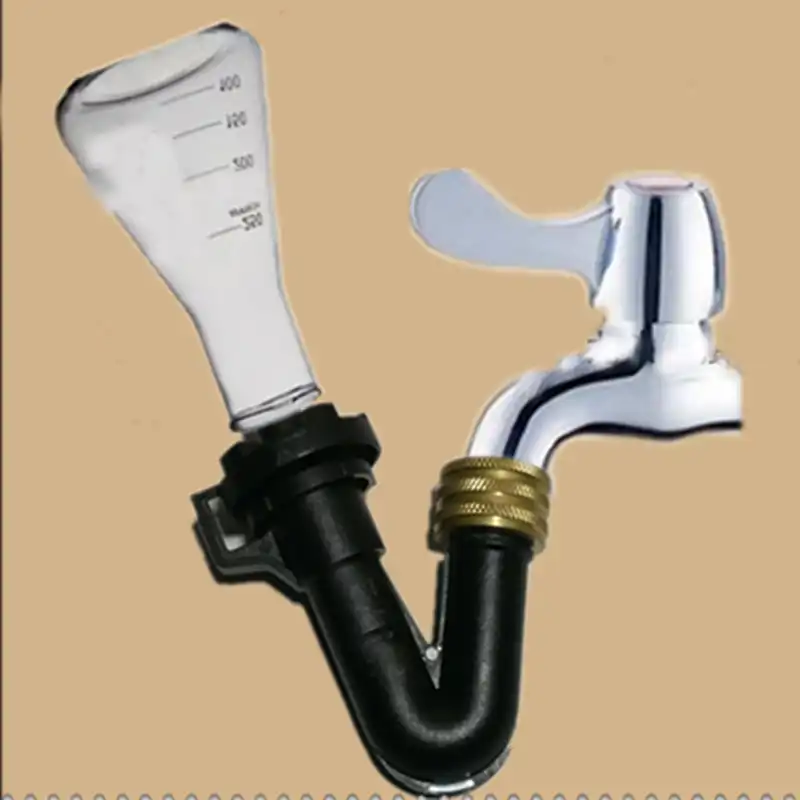 Home Brew Beer Wine Bottle Washer Rinser With Kitchen Faucet Adapte For