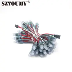 SZYOUMY DC12V 12 мм WS2811 1903IC полный Цвет Водонепроницаемый IP67 дизайн рекламы светодиодные пиксельные модули 2000 шт./лот DHL Бесплатная доставка
