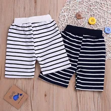 Детские Летние удобные полосатые шорты на шнуровке для мальчиков и девочек шорты для маленьких девочек Roupa Infantil Menina, шорты для малышей