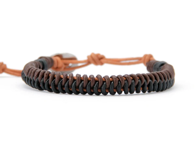 Men Leather Bracelets Genuine Braided Bracelet Handmade Men Leather Bracelets Genuine Braided Bracelet Handmade Steampuk Mens Personalized Gifts
