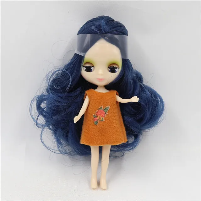 Фабрика blyth мини-кукла 10 см BJD нормальная кукла тела, случайное платье - Цвет: M