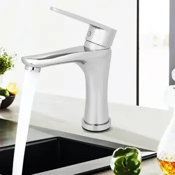 

Household Kitchen Basin Faucets Copper Washbasin Faucets Hot and Cold Water Tap sink faucet torneira do banheiro