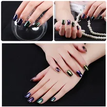 3g порошок с зеркальным эффектом для Ногтей Сияющий волшебный хром Пигмент Блеск для ногтей