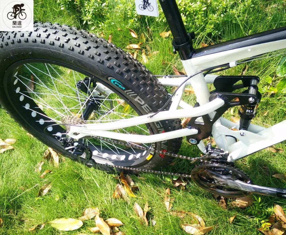 Discount Kalosse Hydraulic brakes Beach bikes  26*4.0  tires   bicycle Soft-tail  frame   24/27/30 speed   tyre dirt bike, Snow bikes 5