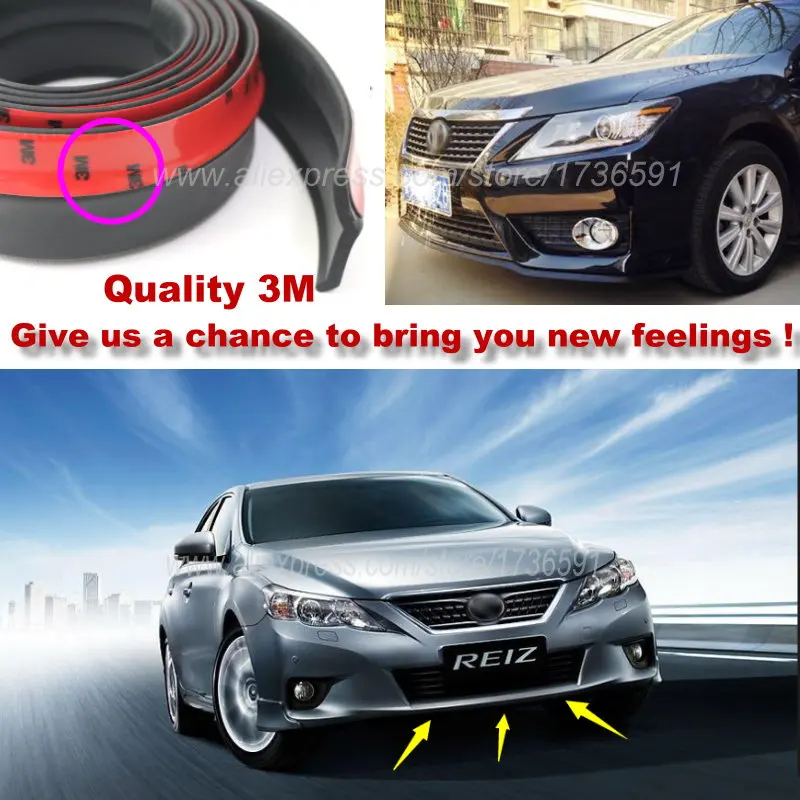 

For TOYOTA Reiz Mark X MarkX Bumper Lip / Front Spoiler Deflector For Car View Tuning / Body Kit / Strip Skirt Anti-Scratch