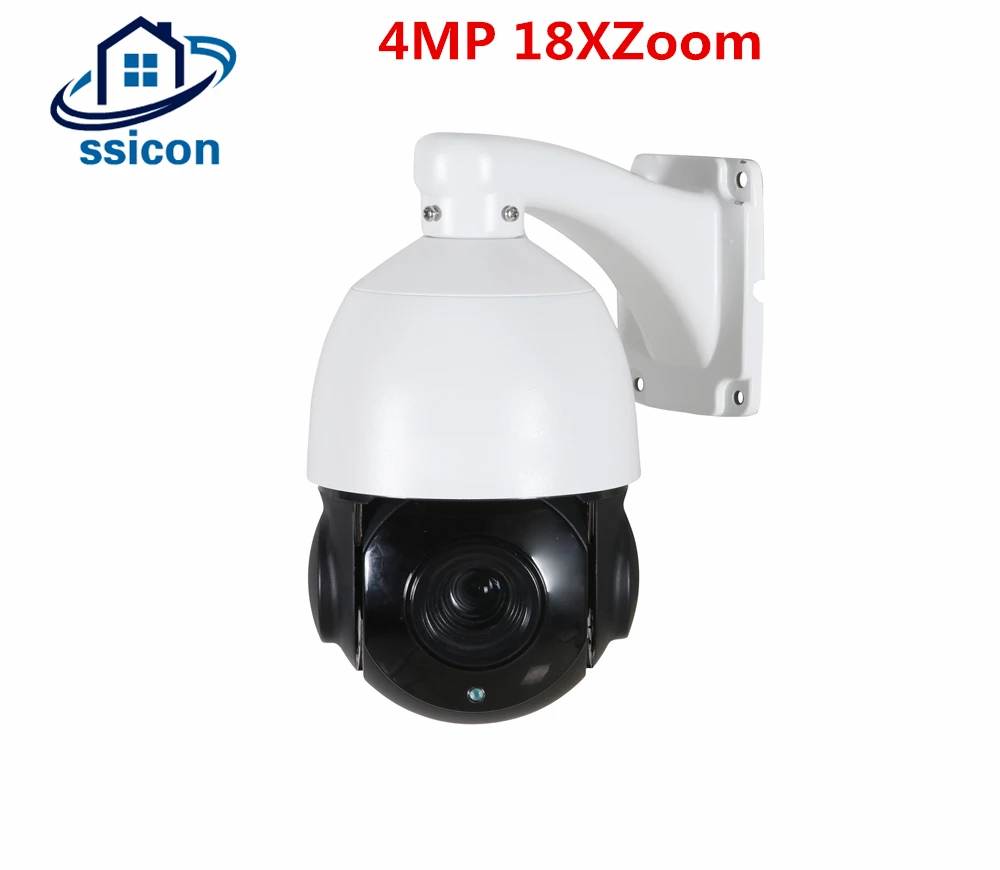 

SSICON 4.0MP IP PTZ Camera Network Onvif 18X Zoom PTZ IP Camera CCTV 6Pcs Array Leds 80M IR Night Vision Speed Dome Camera