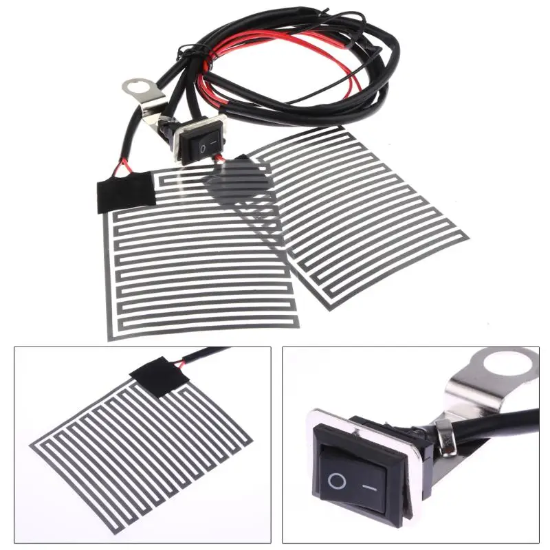 

Universal Heated Grips 12V Motorcycle Electric Heating Handle Kit Refit Hand Set Universal Electric Heating Insert Handlebar Pad