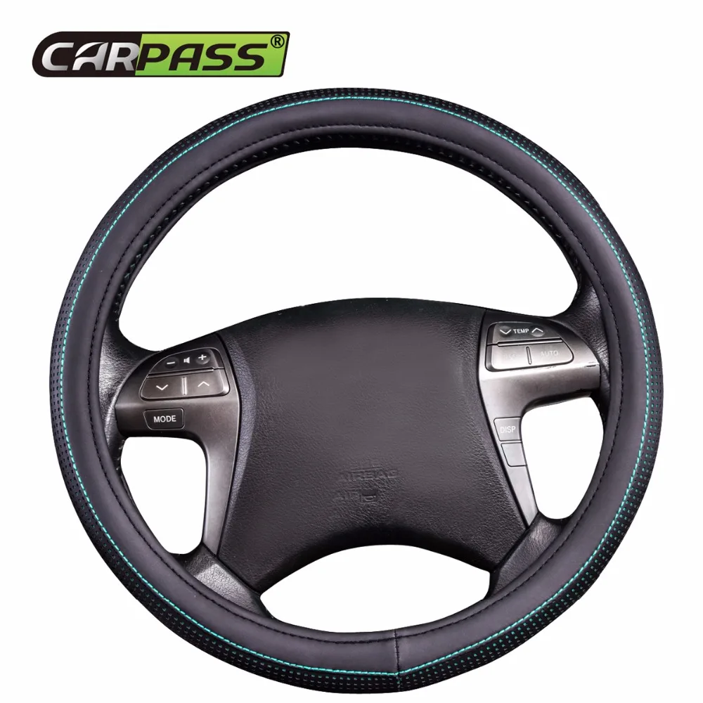 Car pass Car Steering Wheel Cover Auto Accessories Interior Red Blue