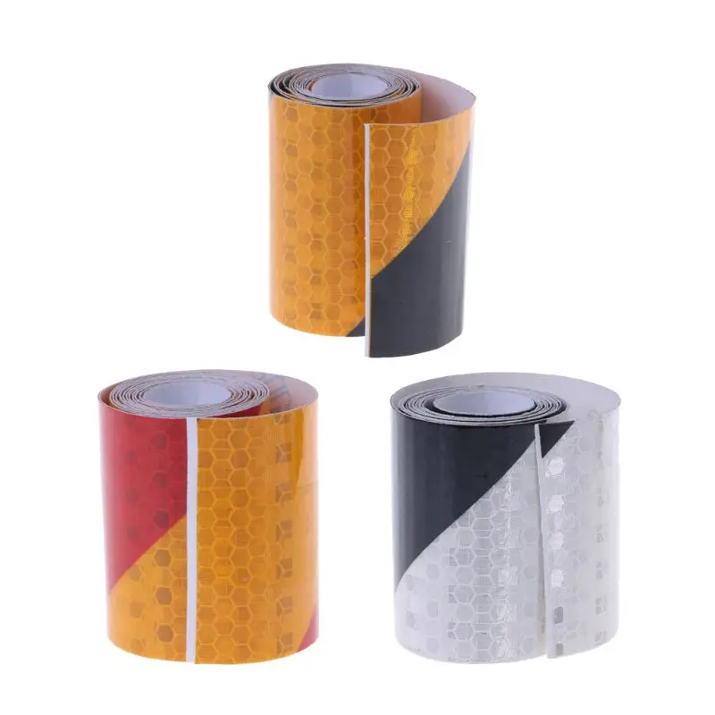 

5CMx100CM Bike stickers Cycling Reflective Sticker On Bicycle Light Reflectors Bicycle Decal Tape Safety Warning Waterproof Colo