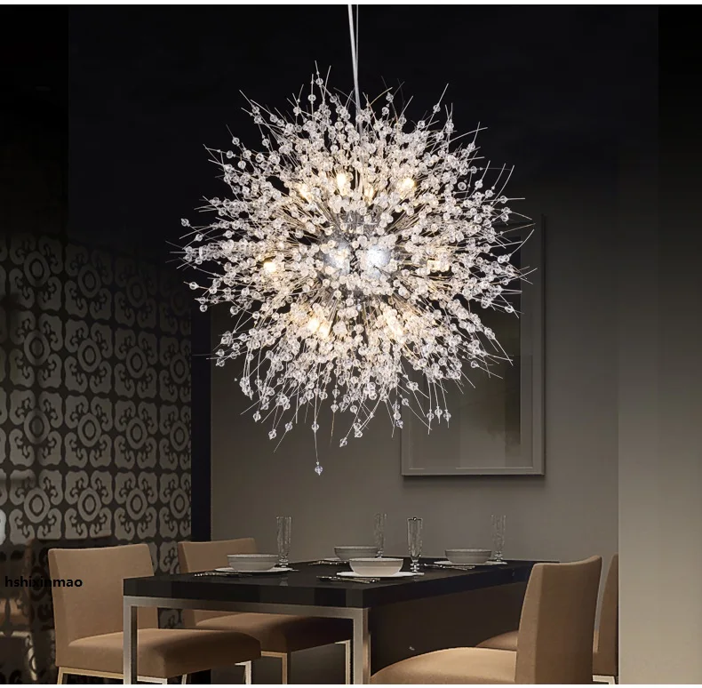 Modern Dandelion Led Chandelier Home Commercial Kitchen Bedroom Modern Dandelion Led Chandelier Home Commercial Kitchen Bedroom Living Room Restaurant Elegant Lighting Fixtures In Pendant Lights From