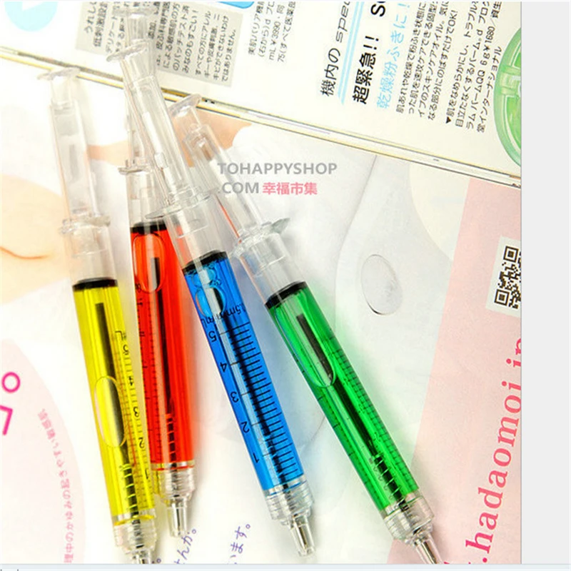 P-1188 Прямая с фабрики корейские креативные канцелярские иглы шприц шариковая ручка заказной маленький подарок школьные принадлежности