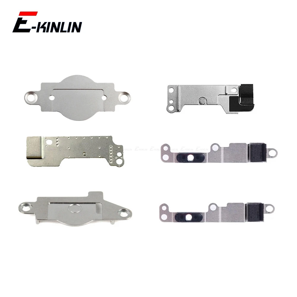 

5pcs/lot New For iPhone 5 5S SE 5C 6 6S 7 8 Plus Home Button Spacer Clip Holder Metal Plate Bracket Cover Repair Parts