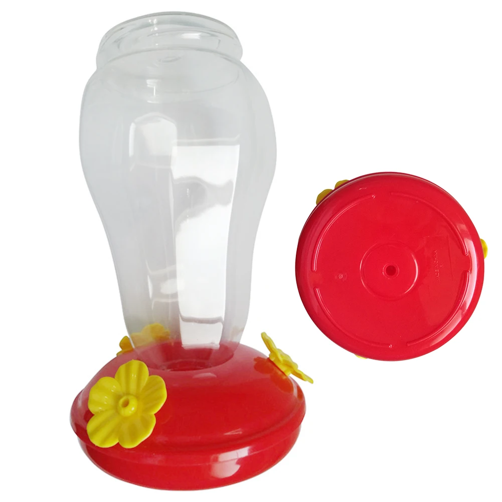 

Garden Hummingbird Iron Hook Automatic Plastics Hanging Bottle Bird Water Feeder Pet Home Drinking Outdoor Flower Accessories