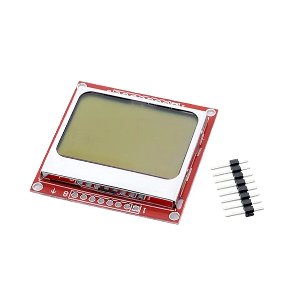 

Nokia 5110 LCD Module Display Monitor White backlight adapter PCB 84*48 84x84 Nokia 5110 Screen for Arduino