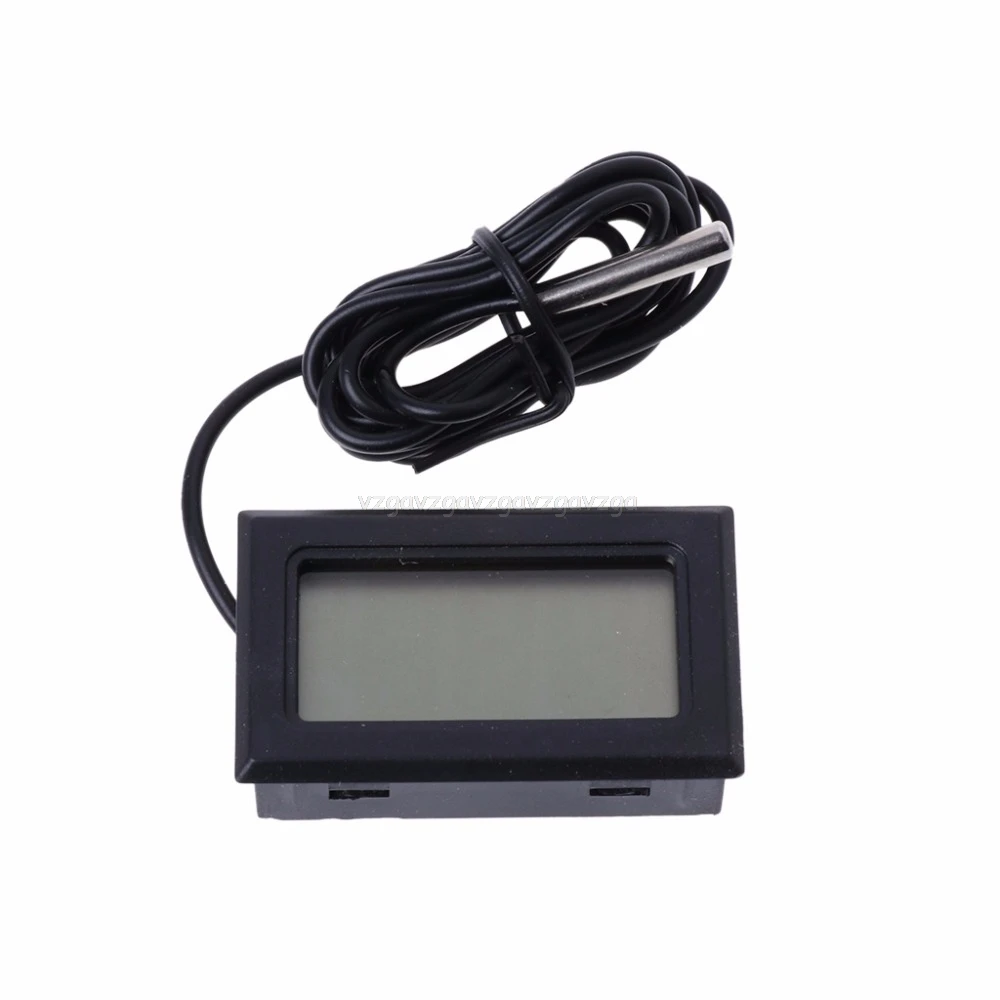 LCD Digital Detector Thermometer font b Electronic b font Fish Tank Water For Aquarium Hotsale Mini