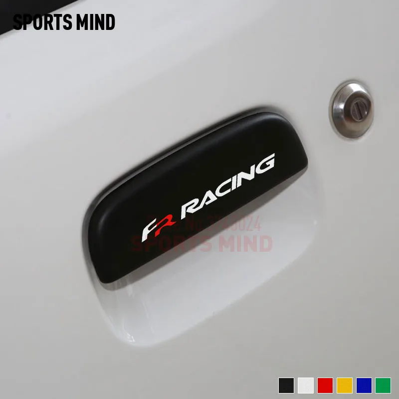 

4 Pieces Sports Mind FR Racing Automobiles Door Handle sticker Car Decal For Seat Altea Leon Cupra FR Ibiza Toledo accessories