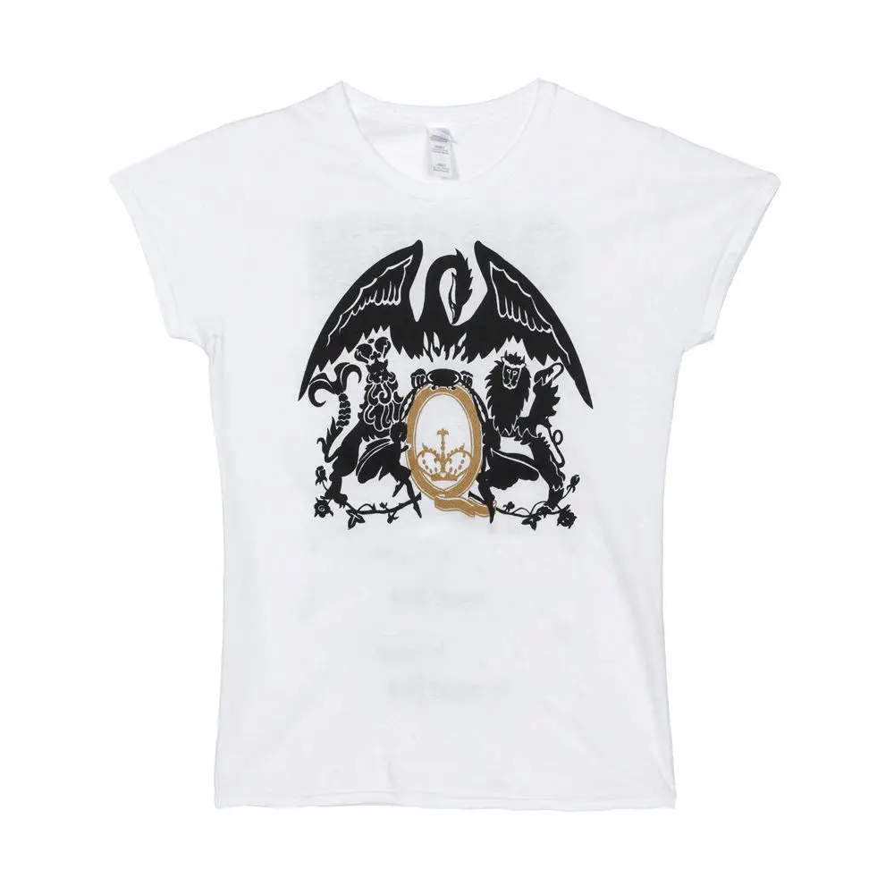 Queen Adam Lambert 2014 Tour Licensed Women's Junior T-Shirt - White Women Brand Clothing New Women'S T Shirts Top Tee