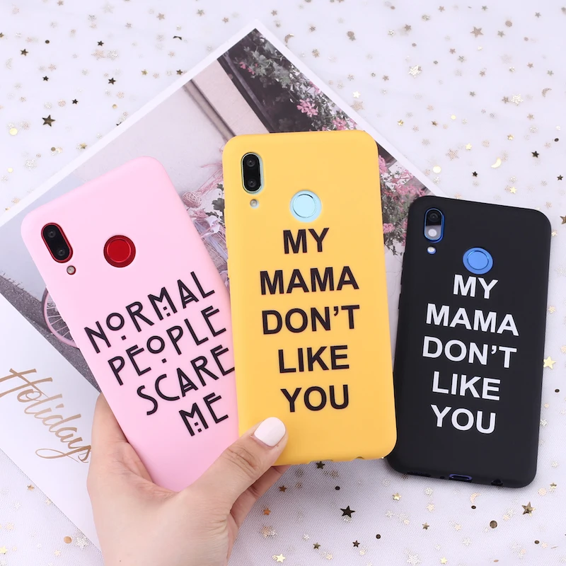 Силиконовый чехол для телефона Samsung A31 S8 S9 S10 S10e S20 Plus lite Note 8 9 10 A7 A8 Girl My Mom don't like you
