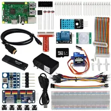 OSOYOO 2016 The Lastest Raspberry Pi 3 Internet Of Things IOT Complete Starter Kit with RPi3 Model B Board (23 items)