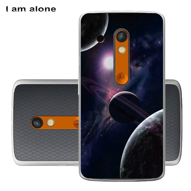 Чехлы для телефонов I am alone для Motorola Moto X Play, 5,5 дюймов, жесткий пластиковый мобильный Модный чехол с рисунком для Moto X Play