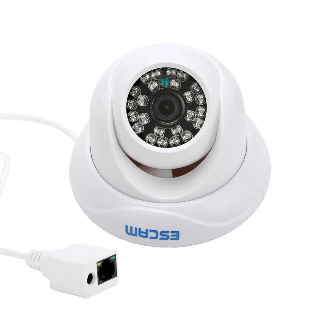 ESCAM QD500 3.6MM Dome IP Camera Wired IP Cam 1MP Network ip cam Cameras Indoor/Outdoor CCTV Surveillance Camera