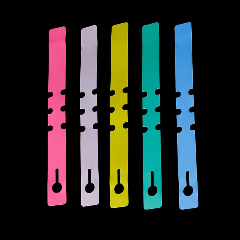 

100PCS/200PCS Plant Labels PVC 2*20CM Garden Plant Tags Hanging Name Seeds Waterproof Marker Tool Color At Random