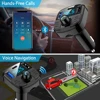 Автомобильный FM-модулятор JINSERTA, с функцией быстрой зарядки, Bluetooth 5,0, QC3.0, TF, USB, mp3-плеер ► Фото 2/6