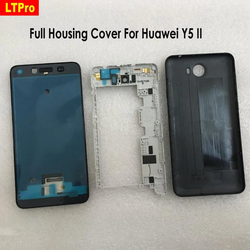 

LTPro For Huawei Y5 ii Y5ii Y5-2 4G LTE LCD Faceplate Frame Front Middle Frame Housing Battery Door Back Cover Full Housing Case