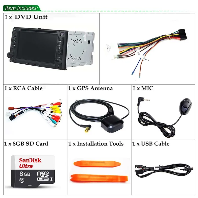 Octa Core 4GB RAM Car GPS DVD Player Radio For KIA SORENTO ...