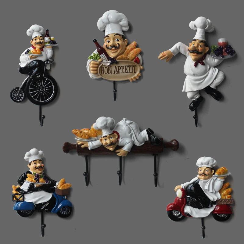 

Kitchen decorating hook Caps hook Hanger hook after door Bedroom wall hanging Coat hanger Creative American Art hook gift
