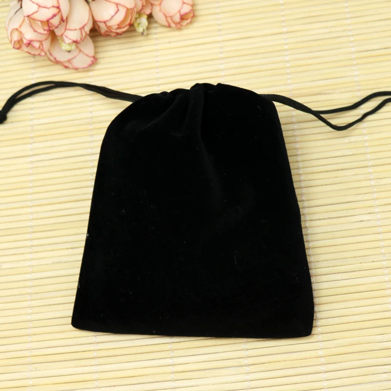 10Pcs/Lot Small Velvet Bags 5x7 7x9 9x12cm Charms Earrings Jewelry Packaging Bags Wedding Drawstring Velvet Pouches Gift Bag